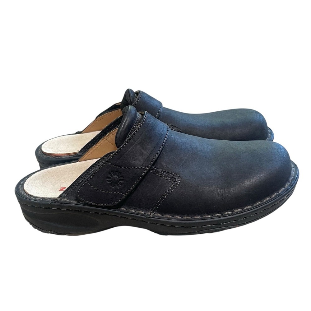 Zumfoot Leather Mules Women's EU‎ 37 Black Slip On Comfort Clogs size US 7
